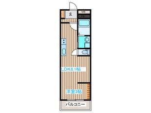 Asuit富沢西の物件間取画像